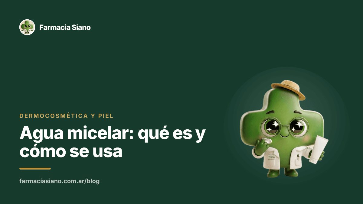 Agua micelar: qué es y cómo se usa
