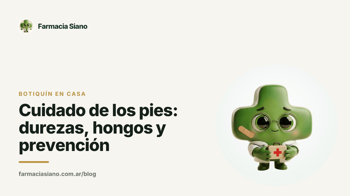 Cuidado de los pies: durezas, hongos y prevención