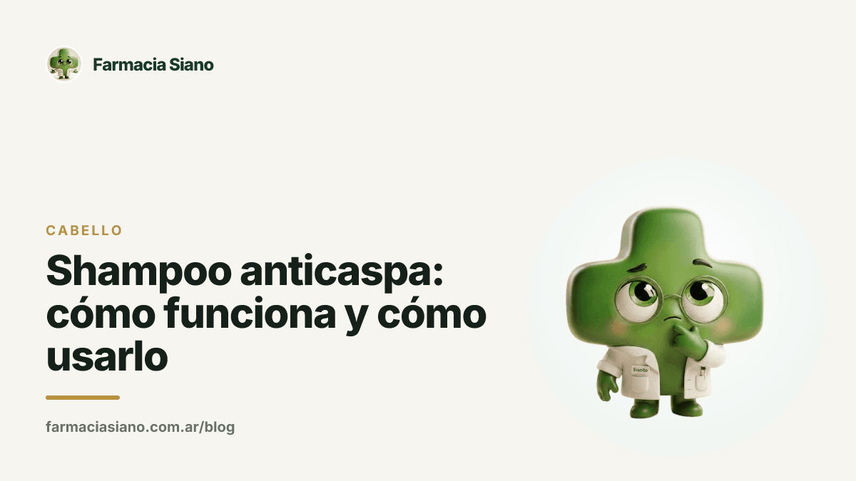 Shampoo anticaspa: cómo funciona y cómo usarlo