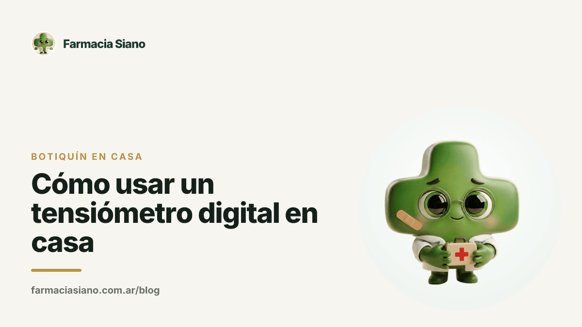 Cómo usar un tensiómetro digital en casa