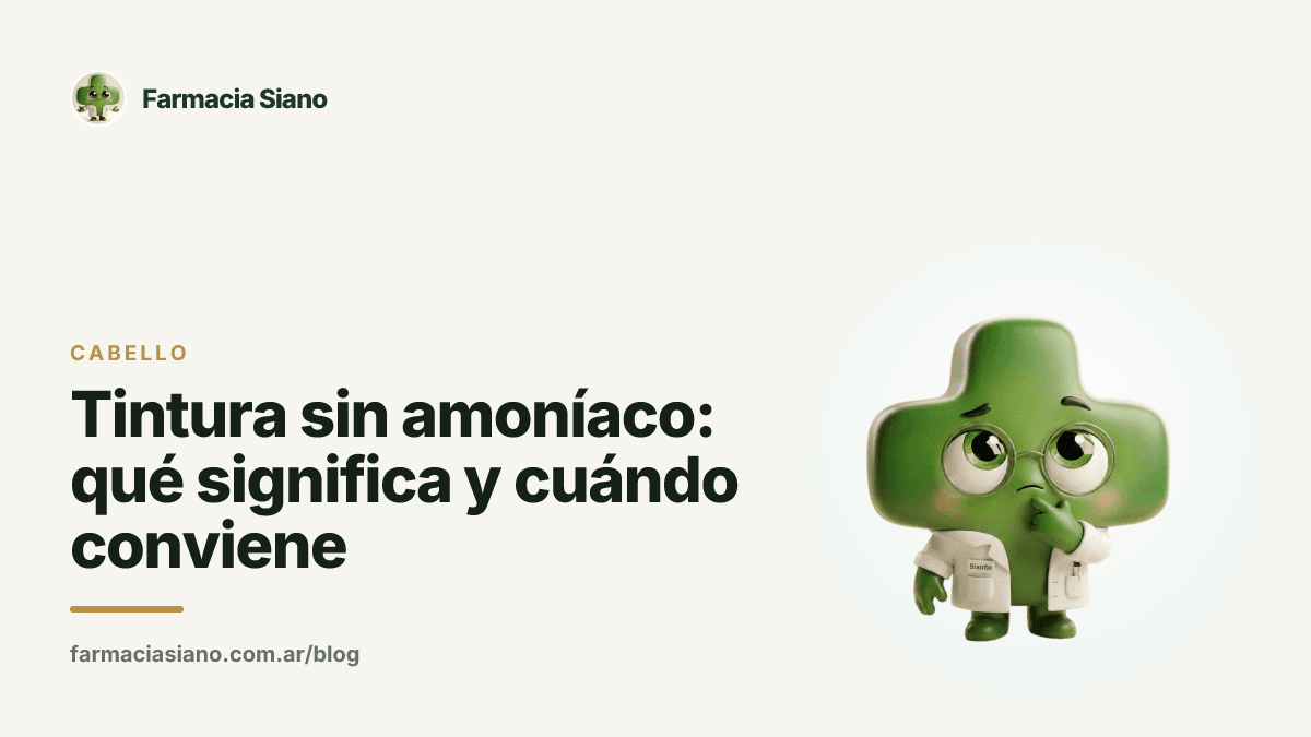 Tintura sin amoníaco: qué significa y cuándo conviene