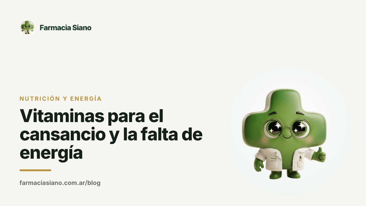 Vitaminas para el cansancio y la falta de energía