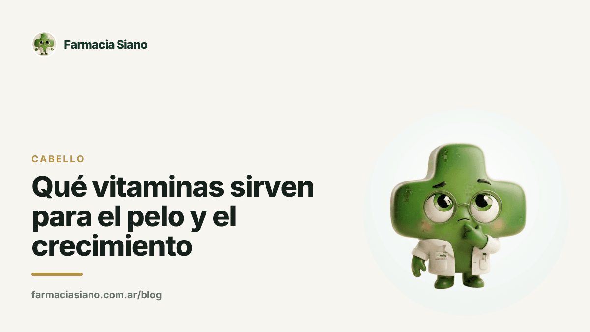 Qué vitaminas sirven para el pelo y el crecimiento