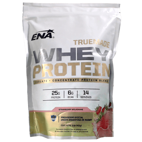 Suplemento Proteico Ena Whey Protein Frutilla 453 g