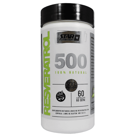 Suplemento Dietario Star Nutrition Resveratrol 500 x 60 Cápsulas