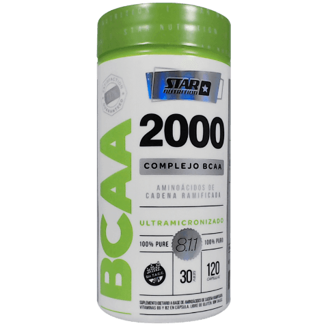 BCAA 2000 Star Nutrition x 120 Cápsulas