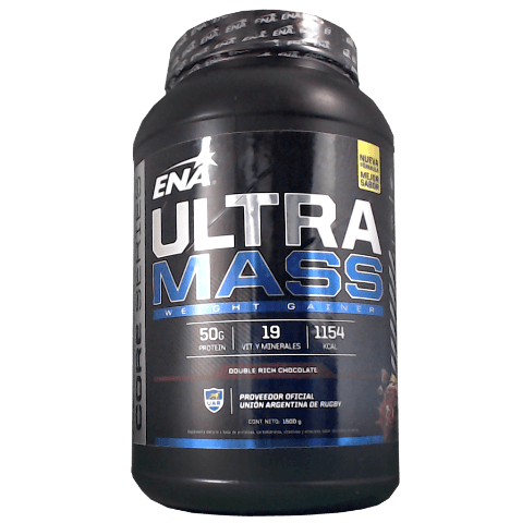 Suplemento Ganador de Masa ENA Ultra Mass Chocolate 1500 g