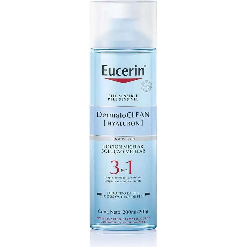 Loción Micelar Limpiadora Eucerin DermatoClean 3 en 1 200 ml