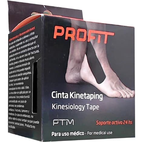 Cinta Kinesiológica Pantymed 5 cm x 5 m Negra