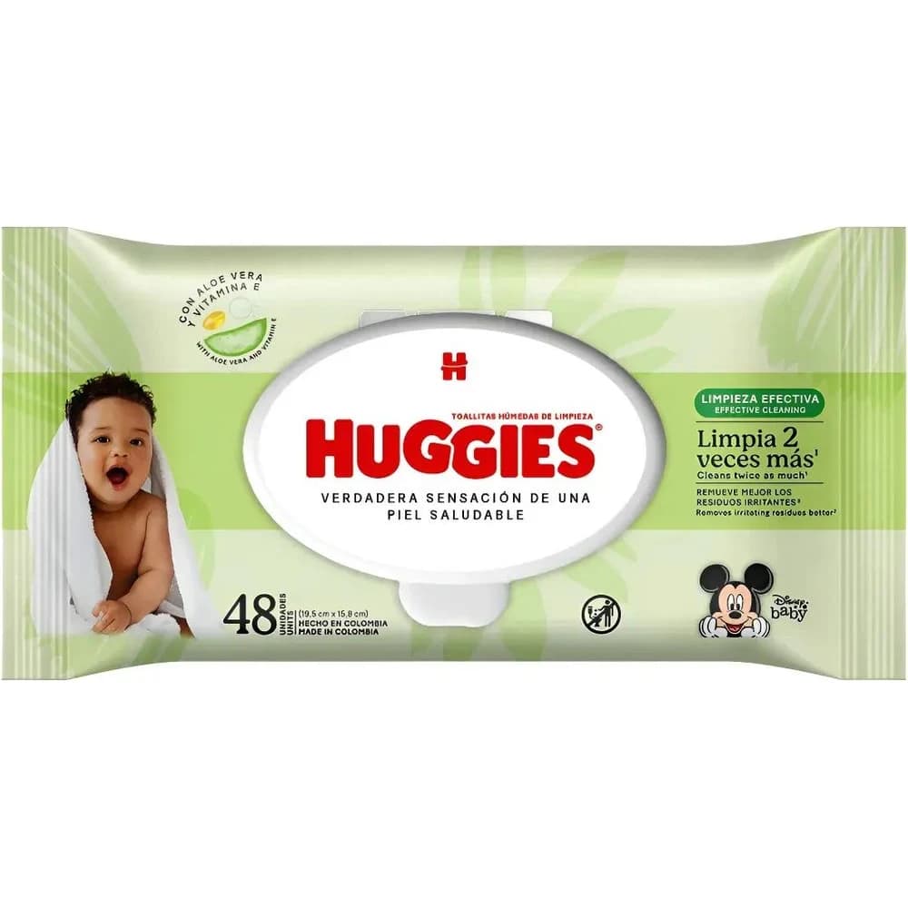 Toallitas Húmedas Huggies Active Fresh x 48