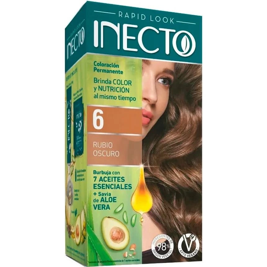 Tintura Capilar Inecto Rapid Look Tono 6