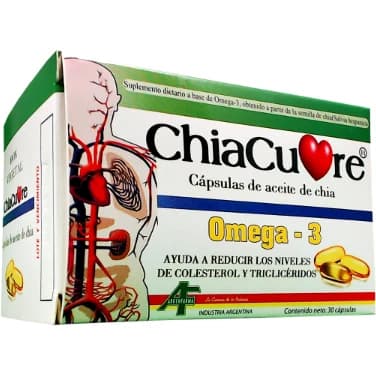 Chiacuore Aceite de Chía Omega 3 x 30 Cápsulas