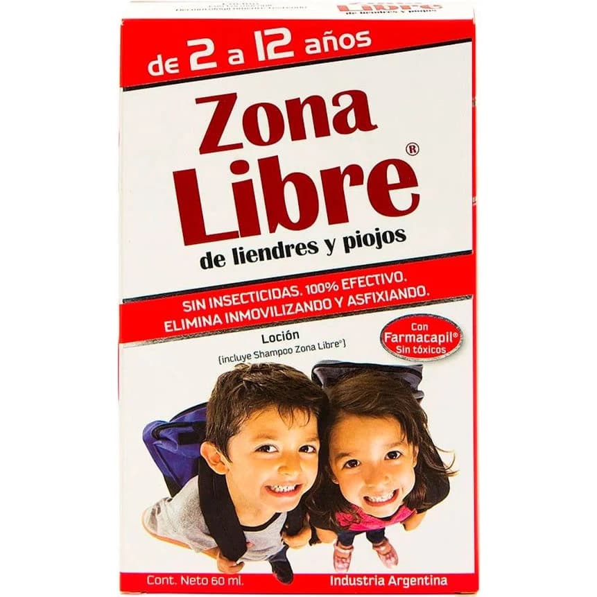 Pack Zona Libre Rojo Loción 60 ml + Shampoo 70 ml