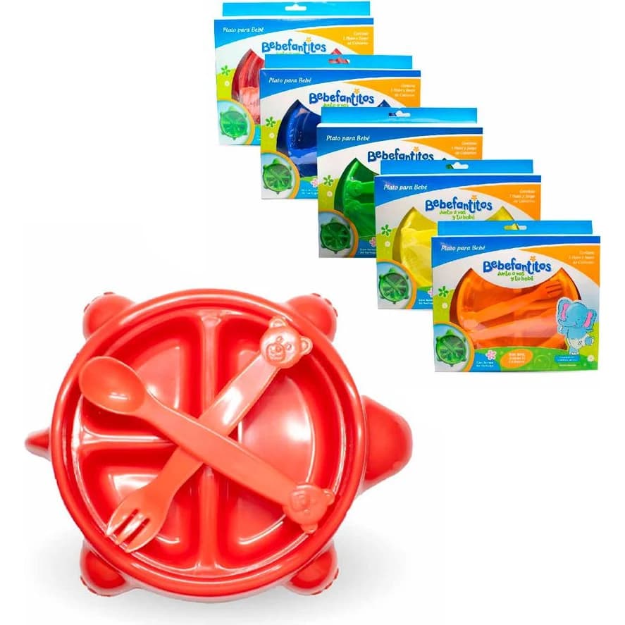 Plato Térmico para Bebé Bebefantitos Diseño Tortuga