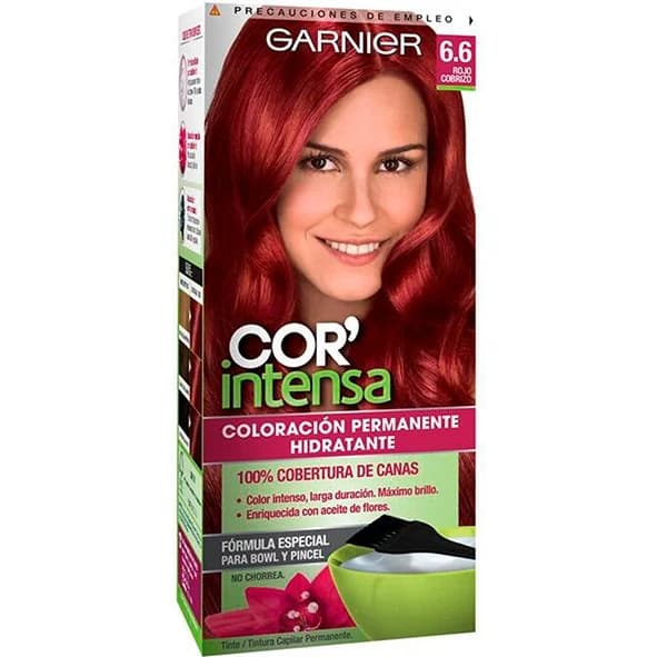 Tintura Capilar Garnier Color Intensa Tono 6.6