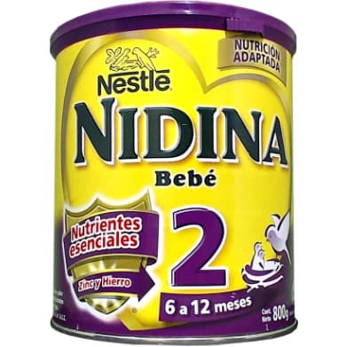 Fórmula Infantil de Continuación Nestlé Nidina 2 800 g