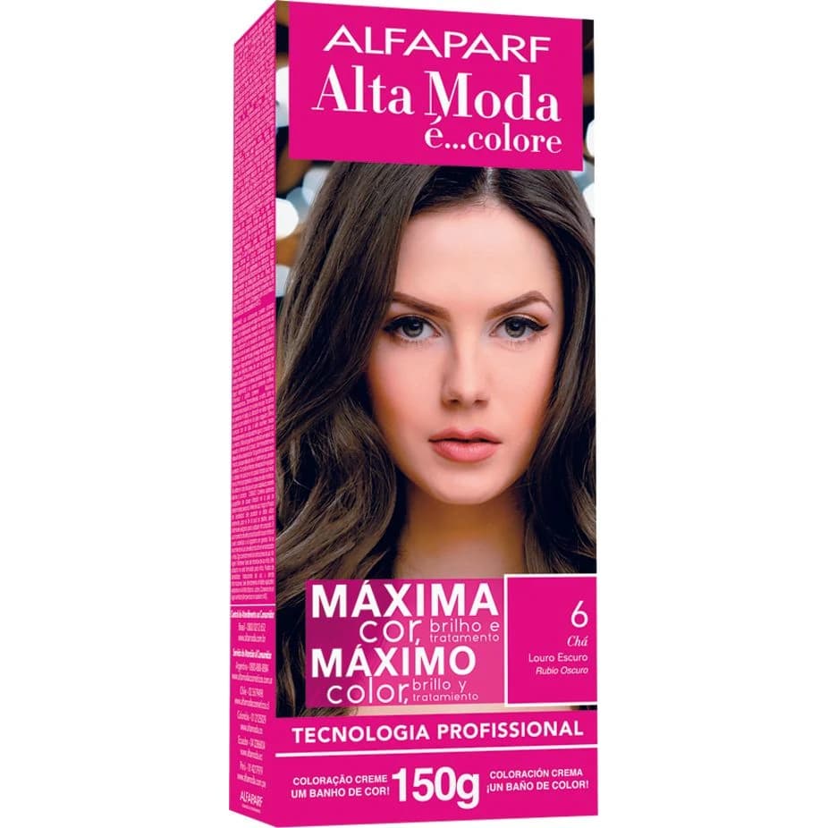 Kit de Coloración Capilar Alta Moda Color Tono 6