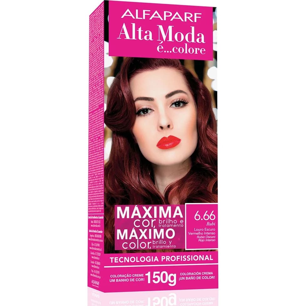 Kit de Coloración Alta Moda Tono 6.66