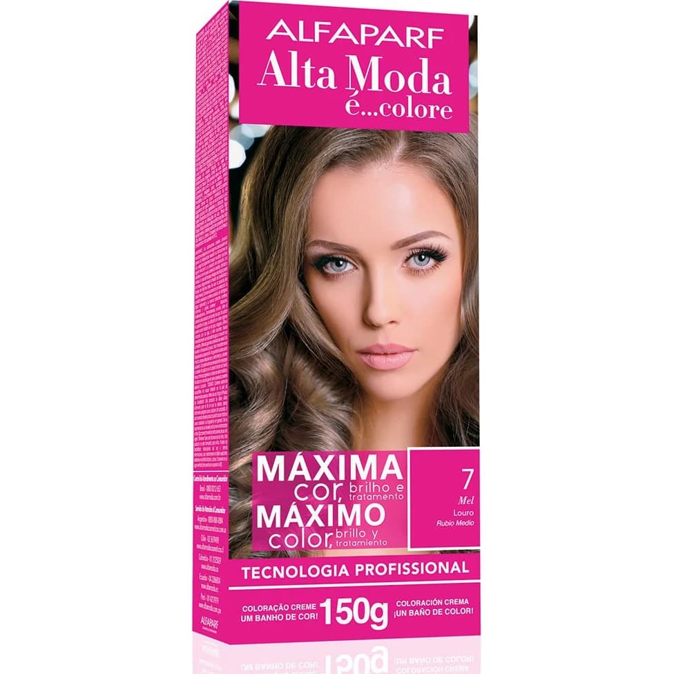 Kit de Coloración Alta Moda Color Tono 7