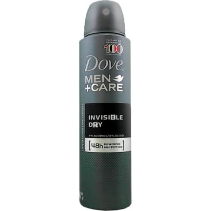 Antitranspirante Aerosol Dove Men Invisible Dry 89 g