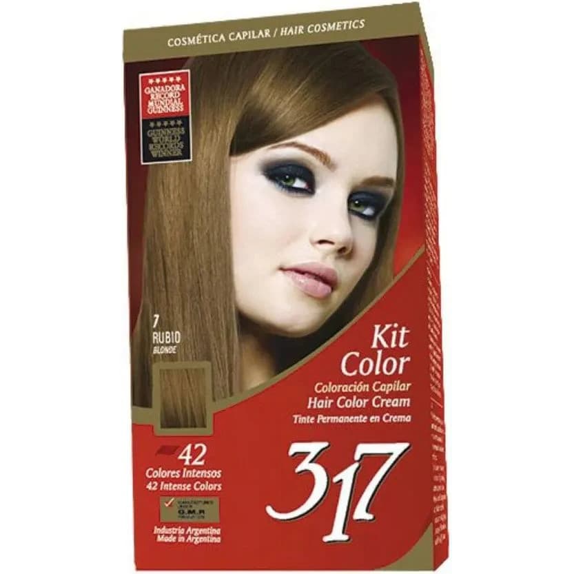 Kit de Coloración Capilar Hedaly Rubio Tono 7
