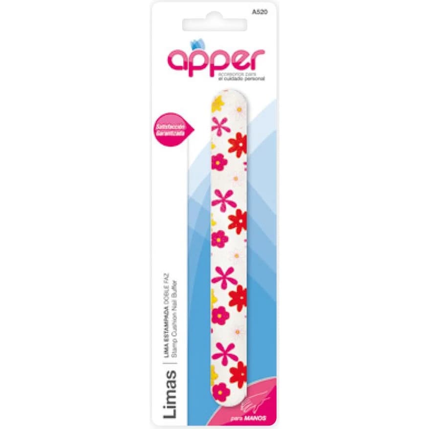 Lima de Uñas Apper Estampada Doble Faz A520