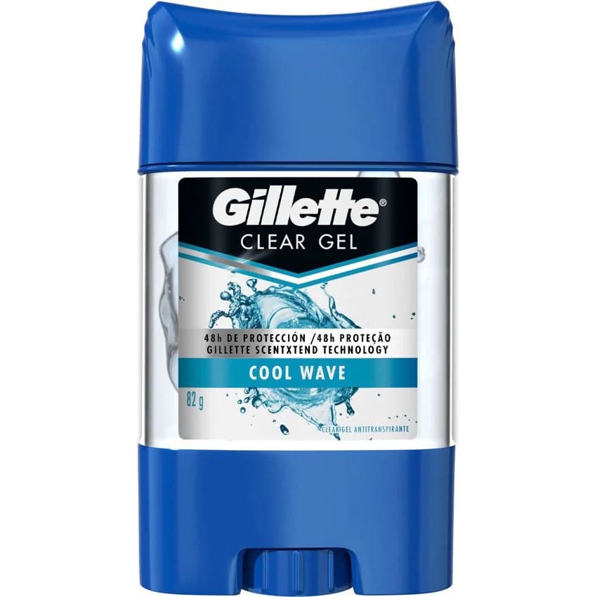 Desodorante en Gel Gillette Clear Gel Cool Wave 82 g