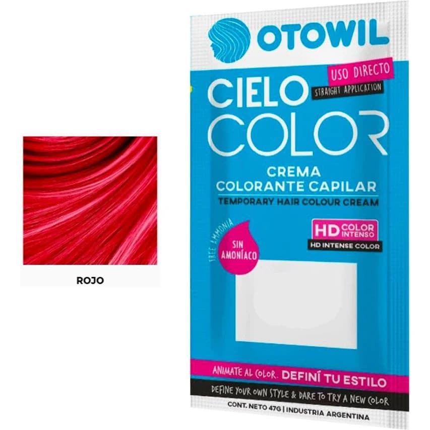 Reforzador Capilar Otowil Cielo Rojo Sobre x 47 g