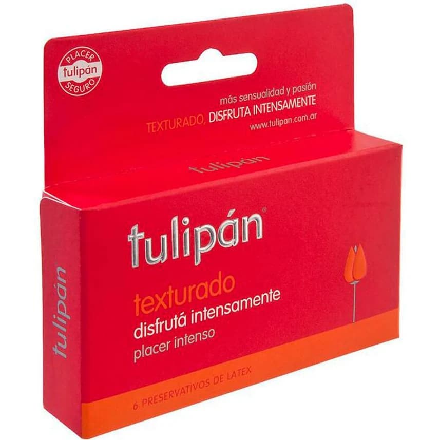Preservativos Tulipán Texturado x 6