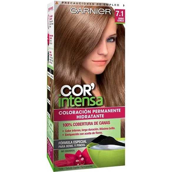 Tintura Capilar Garnier Color Intensa Tono 7.1