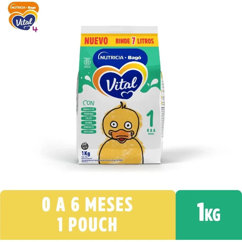 Fórmula Infantil Vital 1 NF Estuche 1000 g