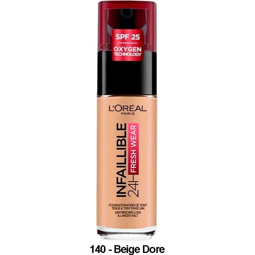 Base de Maquillaje L'Oréal Infalible Tono 140