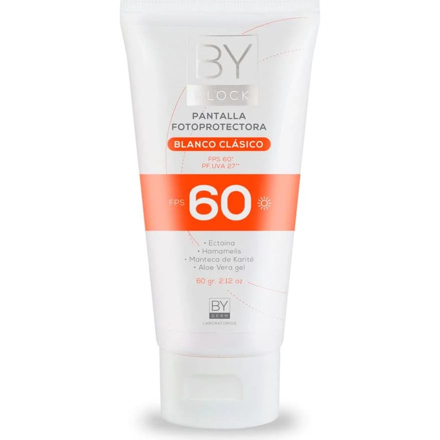 Protector Solar By Block Pantalla 60 Blanca 60 g