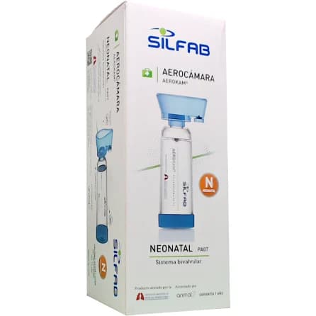 Aerocámara Silfab con Máscara para Bebé