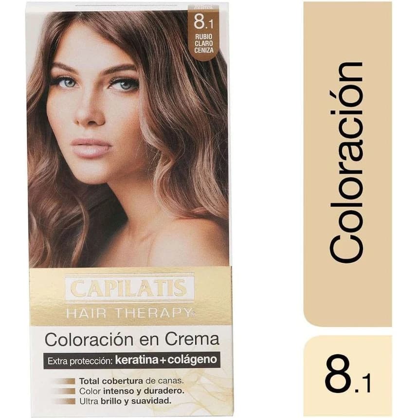 Tintura Capilar en Crema Capilatis Tono 8.1