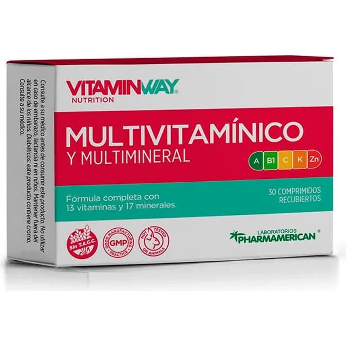 Multivitamínico Vitamin Way Multivita 3 Blísters x 10 Comprimidos