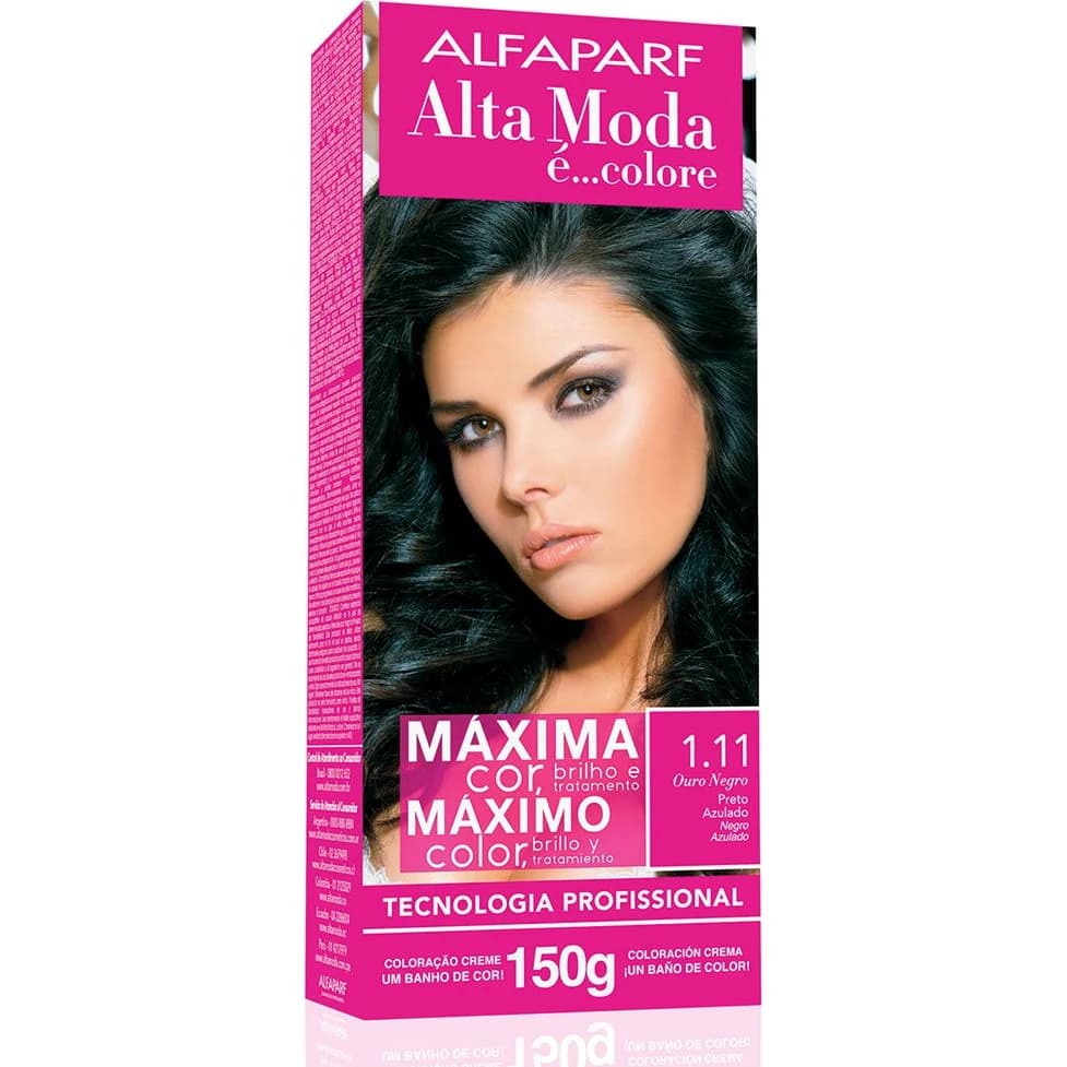 Kit de Coloración Alta Moda Color Tono 1.11