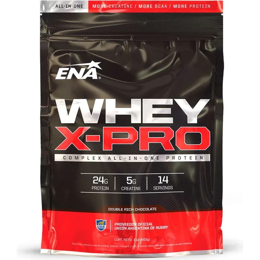 Suplemento ENA Whey X Pro Sabor Chocolate 453 g