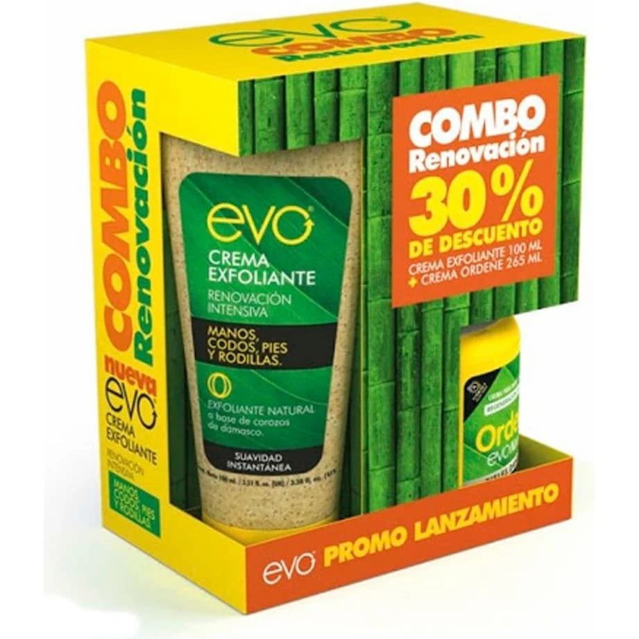 Crema Corporal Meg Line Evo (Ordeñe 265 g + Exfoliante 100 g)