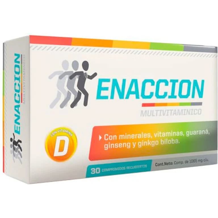 Enaccion Multivitamínico Vitamina D 30 Comprimidos