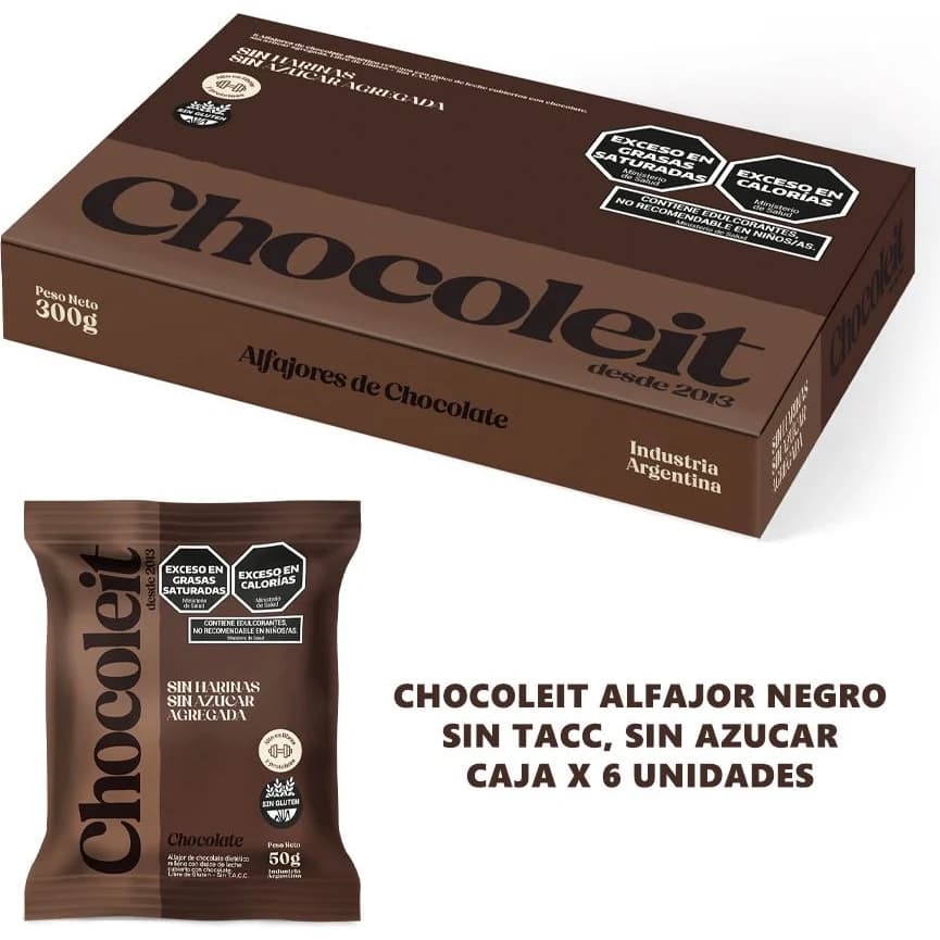 Alfajor Chocoleit Chocolate Negro