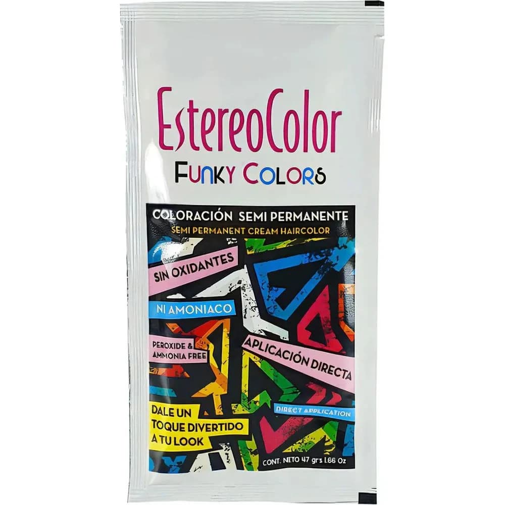 Tintura Capilar Plumari Estereocolor Funky Azul
