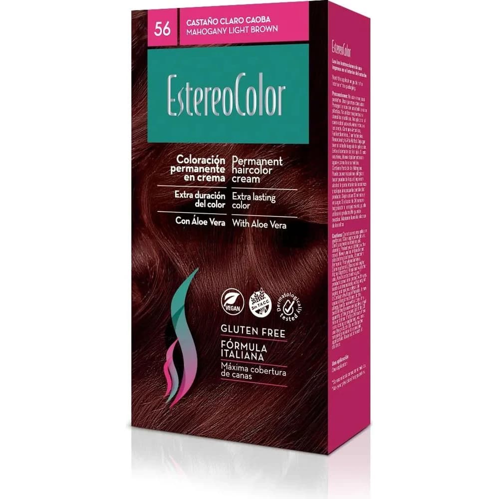Kit de Coloración Plumari Estereocolor Tono 5.6