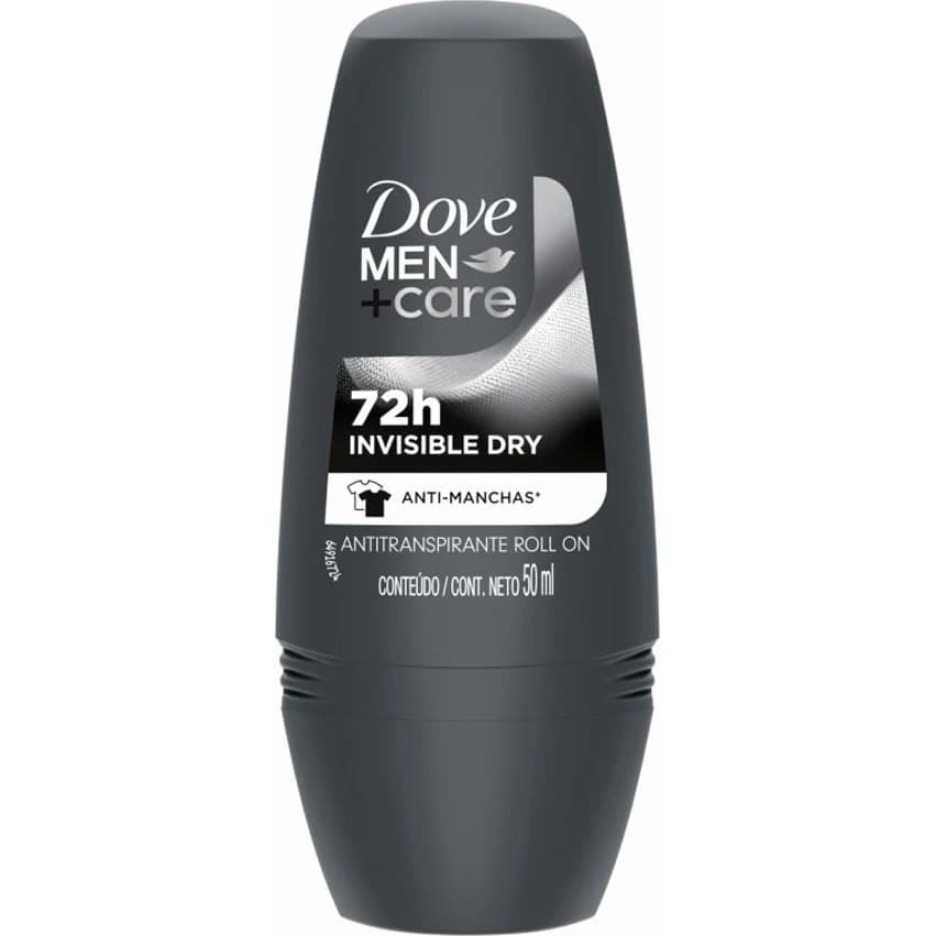 Desodorante Roll-On Dove Invisible Dry Men 50 ml