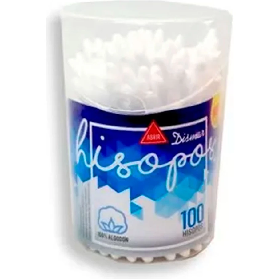 Hisopos Dismar Vaso x 100 unidades