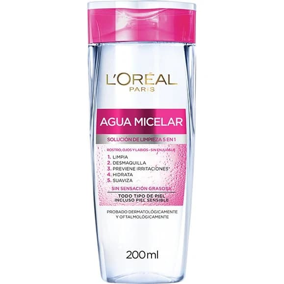 Agua Micelar L'Oréal Dermo Expertise Hidra Total 5 200 ml