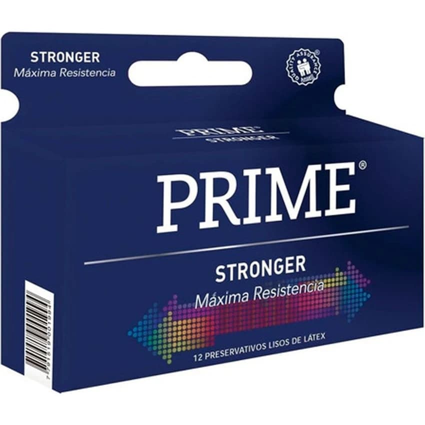 Preservativos Prime Stronger Max Resistencia x12