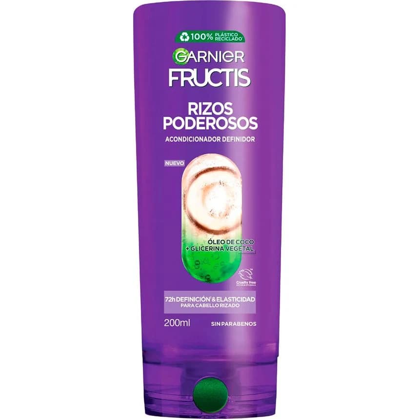 Acondicionador Garnier Fructis Rizos Poderosos 200 ml