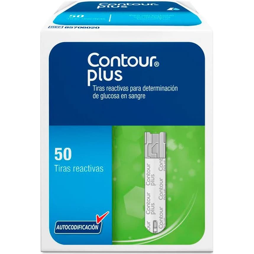 Tiras Reactivas Contour Plus x 50