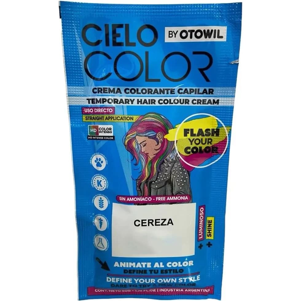 Coloración Capilar Otowil Cielo Cereza 47 g x 6 Unidades